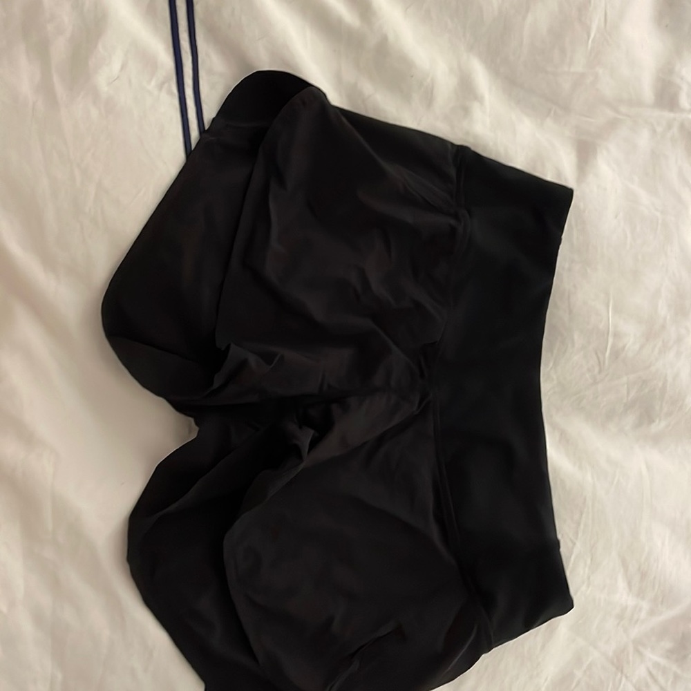 Black athletic shorts